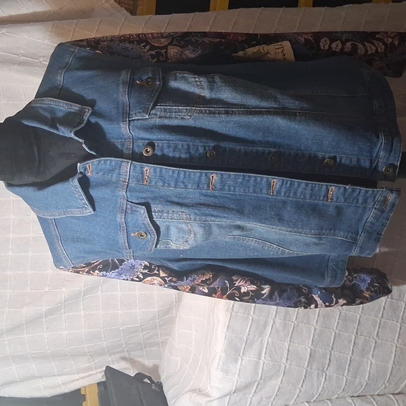 ONE WORLD Jackets & Blazers - One World NWT Denim Jacket 2xl